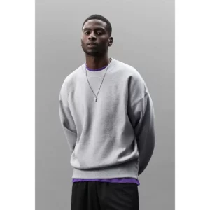 Sudadera SOL’S 04043, vista frontal con persona