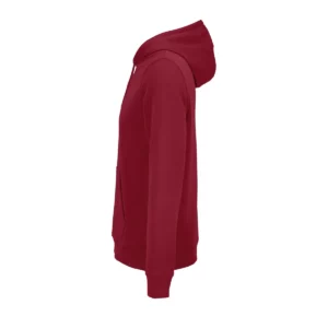 Sudadera SOL’S 04232 en Folk rojo, vista lateral