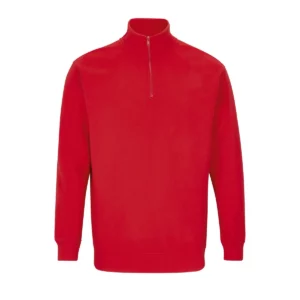 Sudadera SOL’S 04234 en Rojo vivo, vista frontal