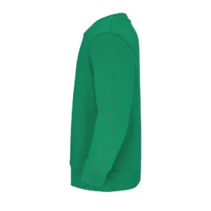 Sudadera SOL’S 04239 en Verde pradera, vista lateral