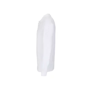 Polo Sol’s PLANET LSL en color Blanco, vista lateral