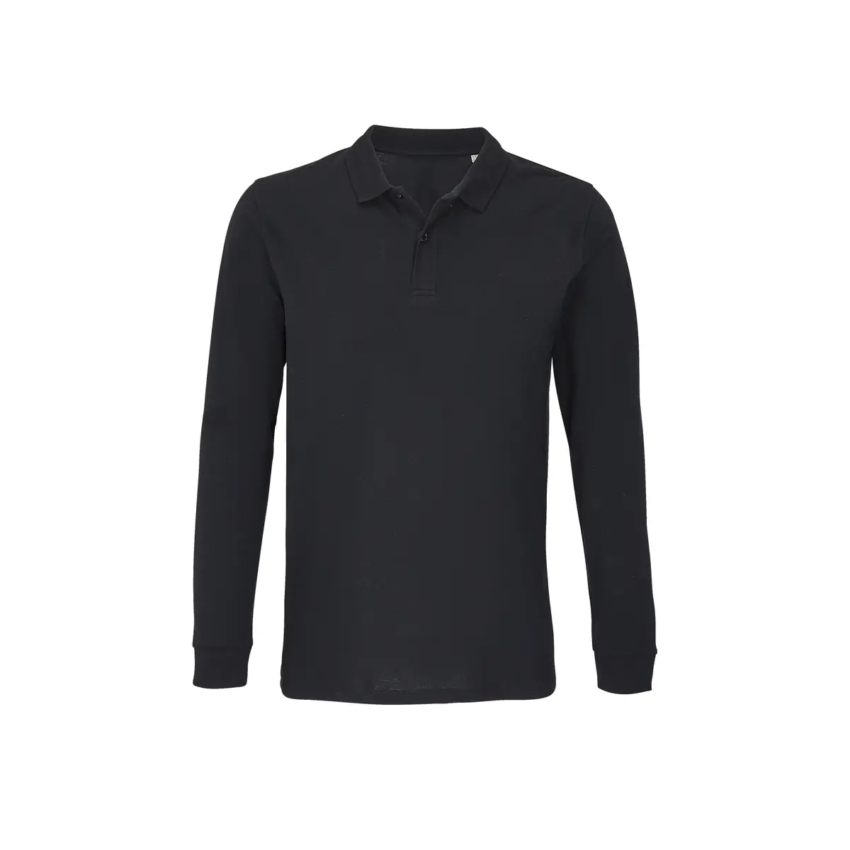 Polo unisex SOL’S PLANET LSL 04241 6 Polo Sol’s PLANET LSL en color Negro, vista frontal