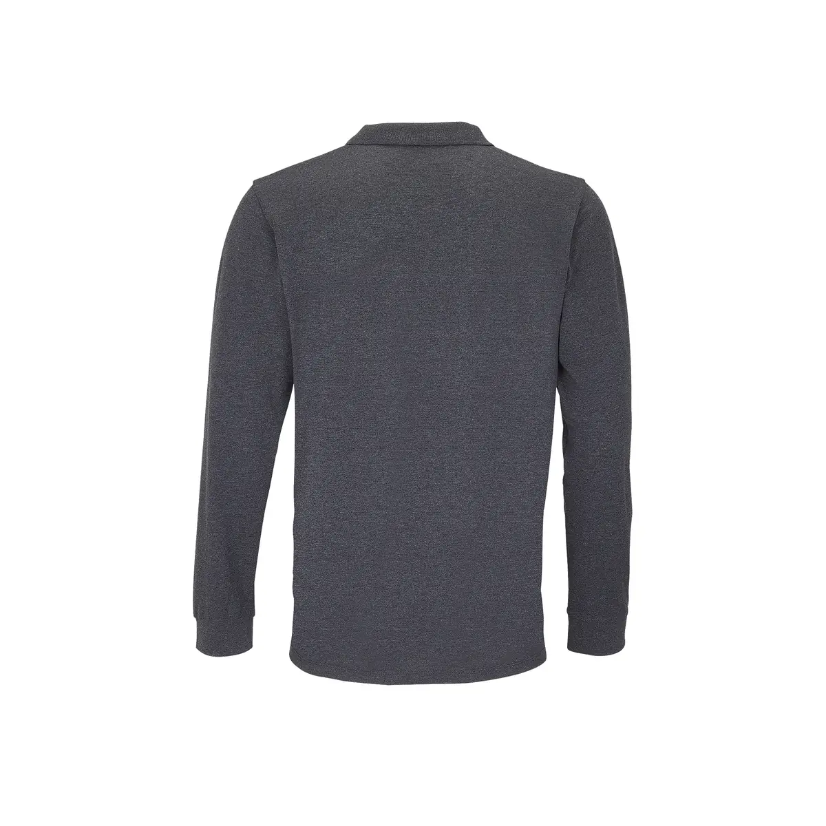 Polo unisex SOL’S PLANET LSL 04241 14 Polo Sol’s PLANET LSL en color Antracita mezcla, vista trasera