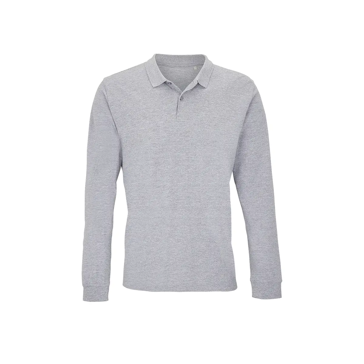 Polo unisex SOL’S PLANET LSL 04241 9 Polo Sol’s PLANET LSL en color Gris mezcla, vista frontal