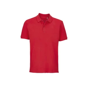Polo Sol’s PEGASE en color Rojo vivo, vista frontal