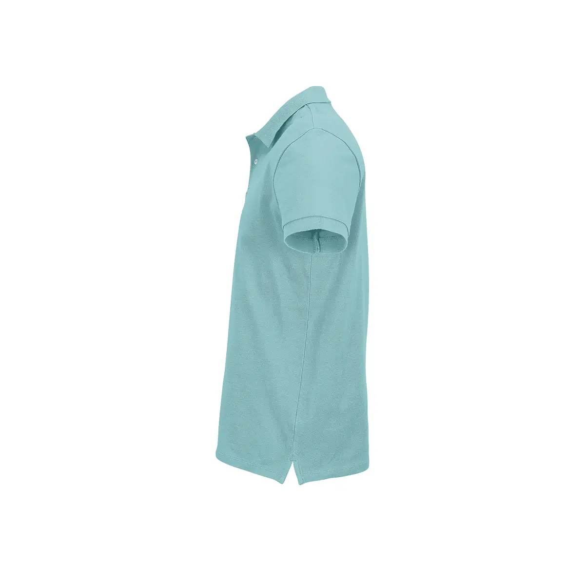 Polo unisex SOL’S PACIFIC 04439 46 Polo Sol’s PACIFIC en color Azul piscina, vista lateral