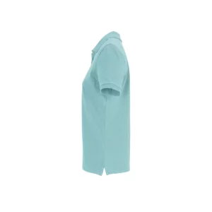 Polo Sol’s PACIFIC WOMEN en color Azul piscina, vista lateral