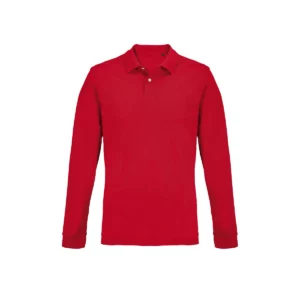 Polo Sol’s PACIFIC LSL en color Rojo, vista frontal
