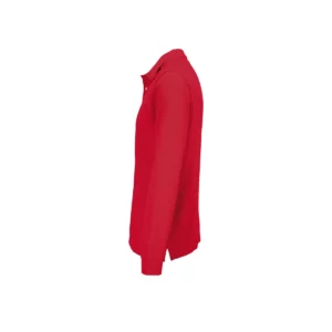 Polo Sol’s PACIFIC LSL en color Rojo, vista lateral