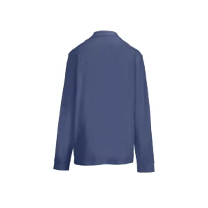 Polo Sol’s PACIFIC LSL en color Denim, vista trasera