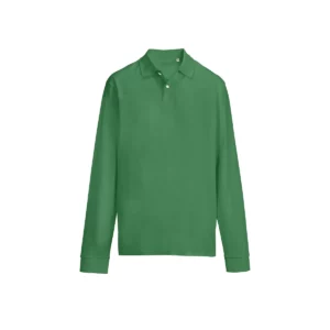 Polo Sol’s PACIFIC LSL en color Verde pradera, vista frontal
