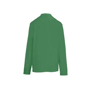 Polo Sol’s PACIFIC LSL en color Verde pradera, vista trasera