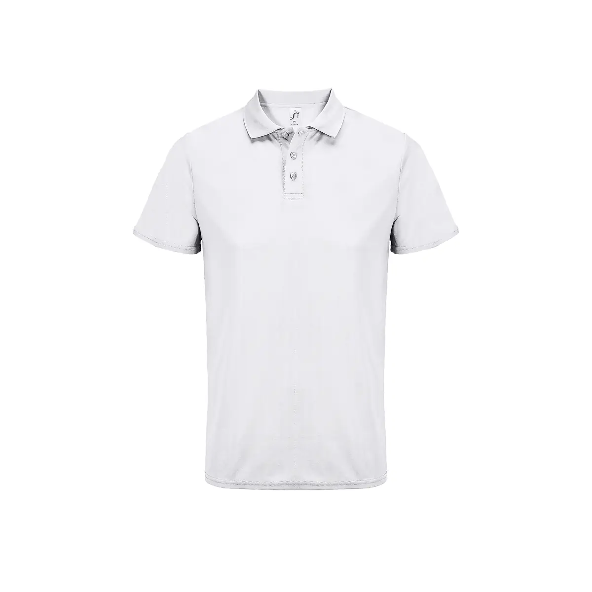 Polo unisex SOL’S PITCHER 04442 3 Polo Sol’s PITCHER en color Blanco, vista frontal
