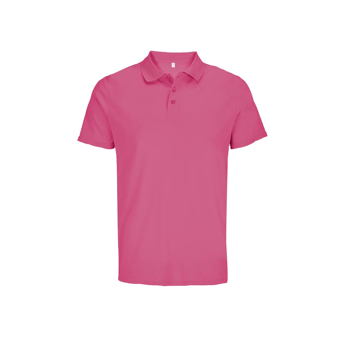 Polo unisex SOL’S PITCHER 04442 18 Polo Sol’s PITCHER en color Cinta rosa, vista frontal