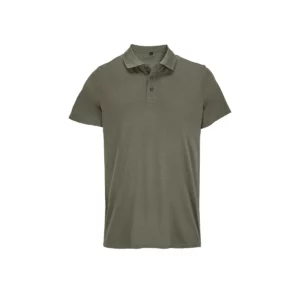 Polo Sol’s PITCHER en color Army, vista frontal