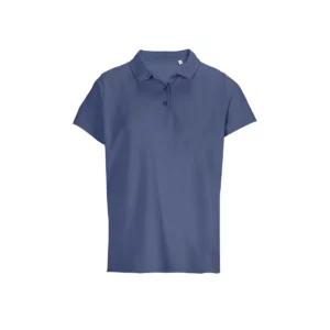 Polo Sol’s PULSE WOMEN en color Denim, vista frontal
