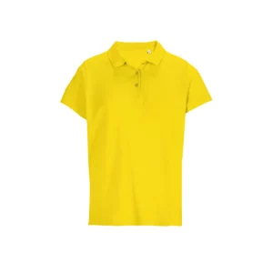 Polo Sol’s PULSE WOMEN en color Amarillo, vista frontal