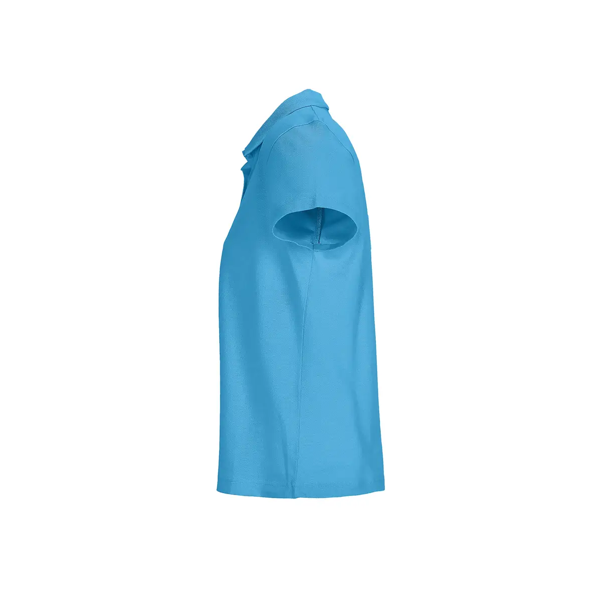 Polo mujer SOL’S PULSE WOMEN 04501 50 Polo Sol’s PULSE WOMEN en color Aqua, vista lateral