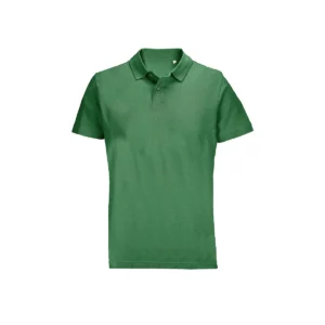 Polo Sol’s PULSE en color Verde pradera, vista frontal