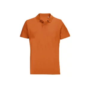 Polo Sol’s PULSE en color Naranja, vista frontal