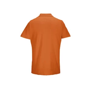 Polo Sol’s PULSE en color Naranja, vista trasera
