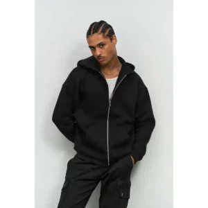 Sudadera SOL’S 04818, vista frontal con persona