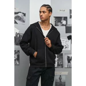 Sudadera SOL’S 04818, vista frontal con persona