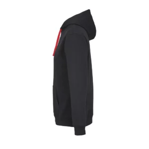 Sudadera SOL’S 04853 en Negro rojo, vista lateral