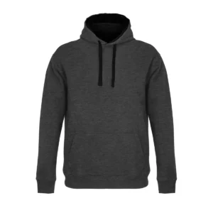 Sudadera SOL’S 04853 en Antracita mezcla negro, vista frontal