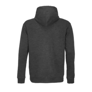 Sudadera SOL’S 04853 en Antracita mezcla negro, vista trasera