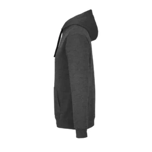 Sudadera SOL’S 04853 en Antracita mezcla negro, vista lateral