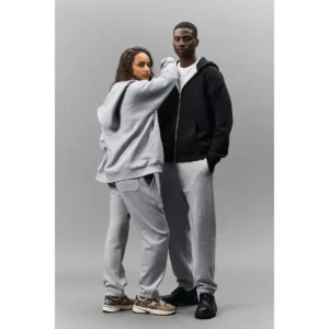 Sudadera SOL’S 04884, vistas frontal y trasera con personas