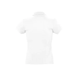 Polo Sol’s PASSION en color Blanco, vista trasera