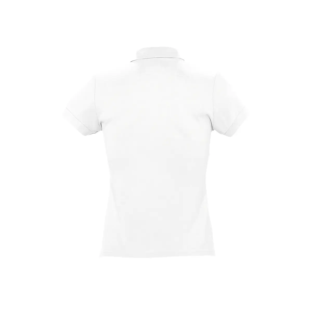 Polo mujer SOL’S PASSION 11338 5 Polo Sol’s PASSION en color Blanco, vista trasera