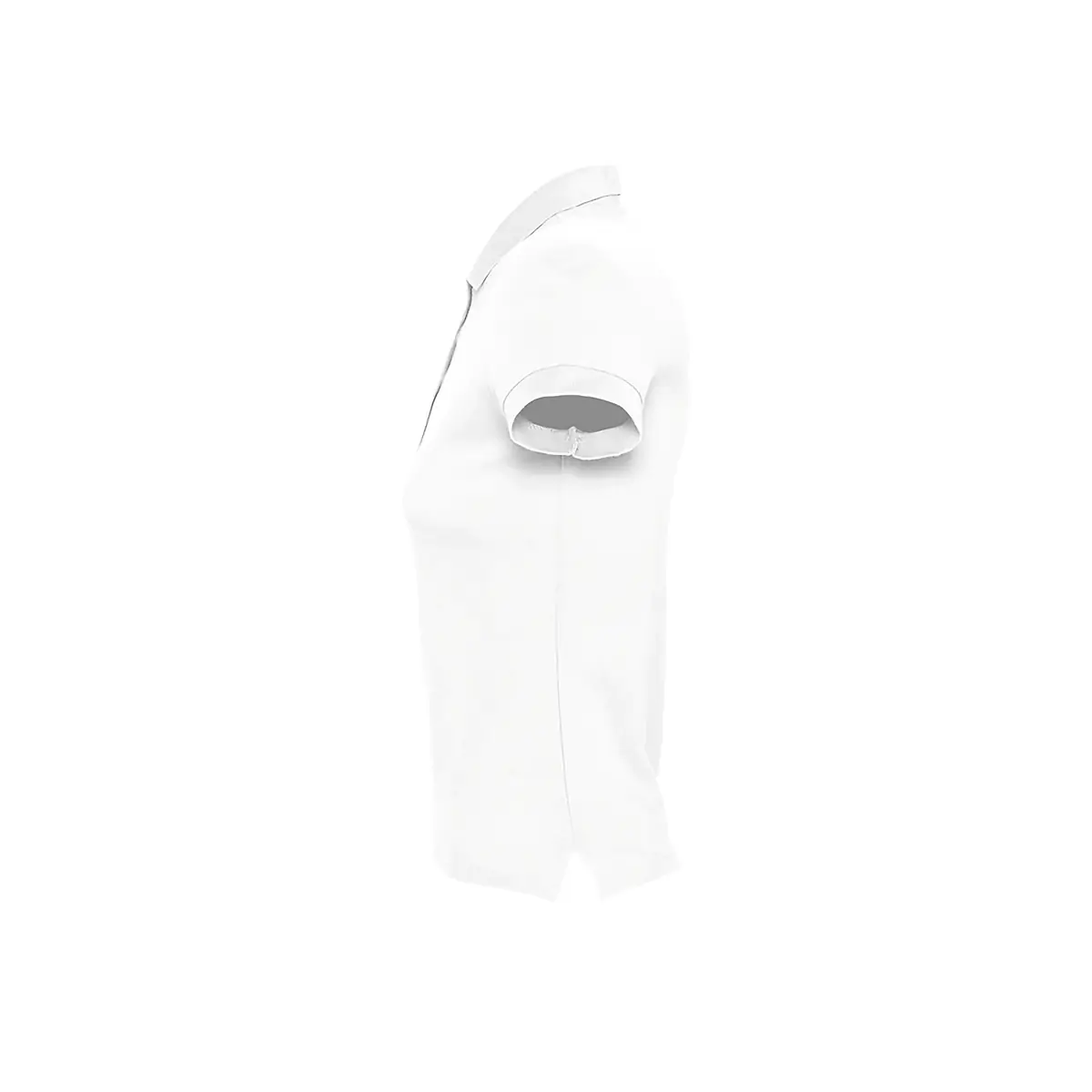 Polo mujer SOL’S PASSION 11338 4 Polo Sol’s PASSION en color Blanco, vista lateral