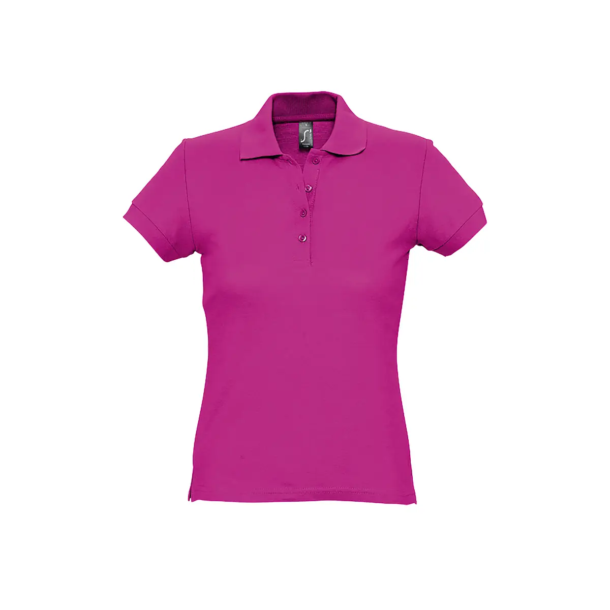 Polo mujer SOL’S PASSION 11338 32 Polo Sol’s PASSION en color Fucsia, vista frontal
