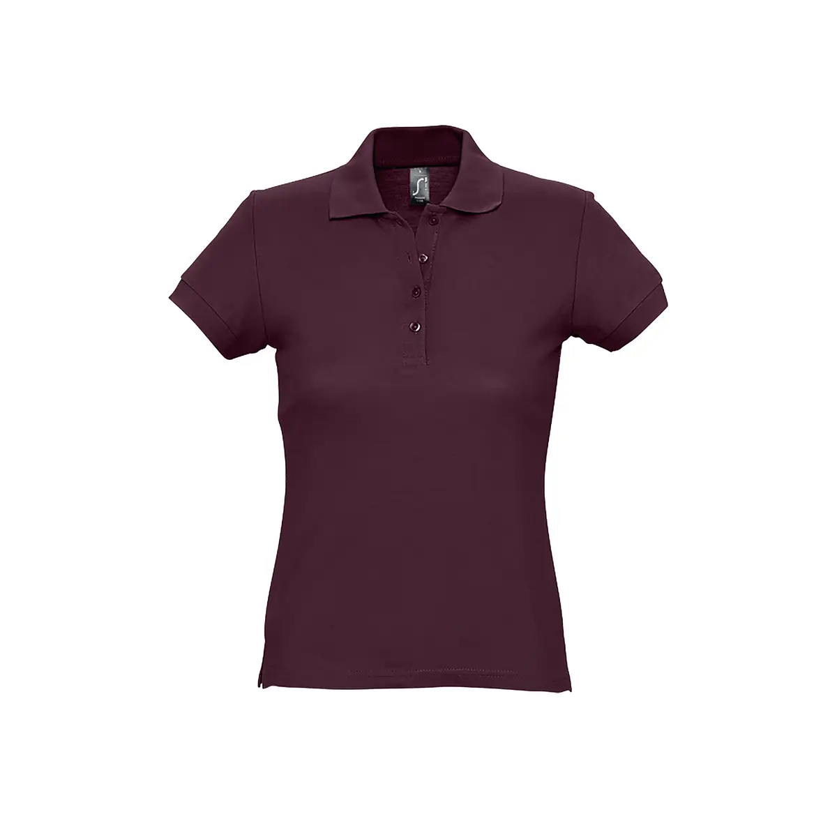 Polo mujer SOL’S PASSION 11338 26 Polo Sol’s PASSION en color Burdeos, vista frontal