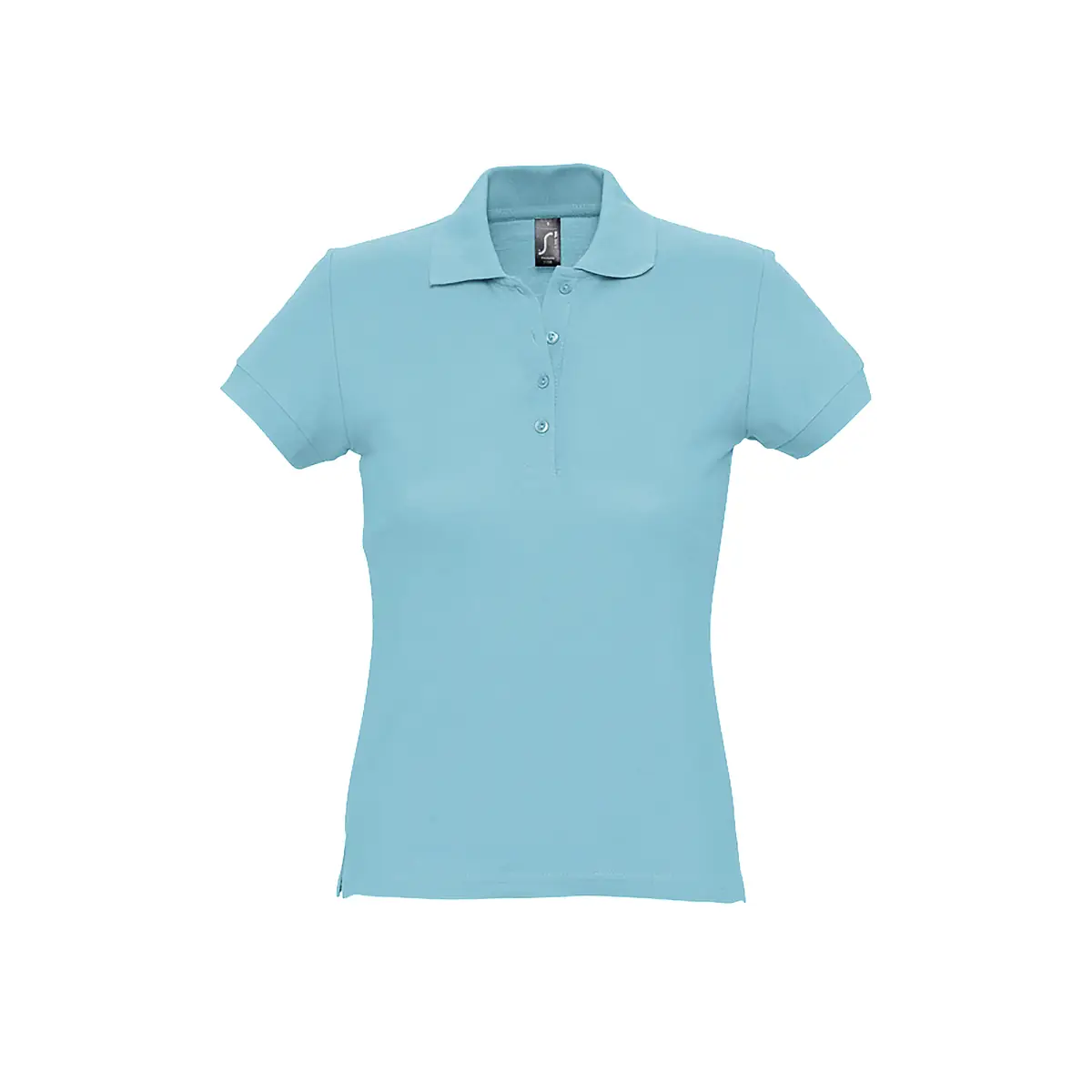 Polo mujer SOL’S PASSION 11338 38 Polo Sol’s PASSION en color Azul atolón, vista frontal