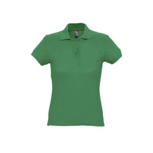 Polo Sol’s PASSION en color Verde pradera, vista frontal