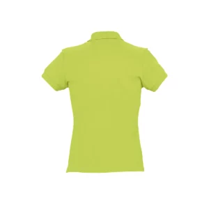 Polo Sol’s PASSION en color Verde manzana, vista trasera