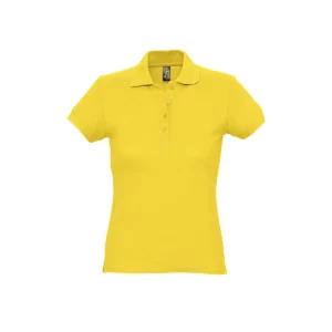 Polo Sol’s PASSION en color Amarillo, vista frontal
