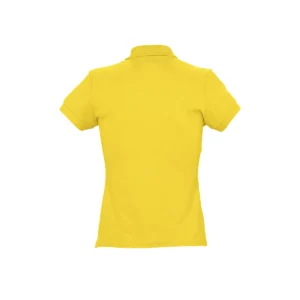 Polo Sol’s PASSION en color Amarillo, vista trasera