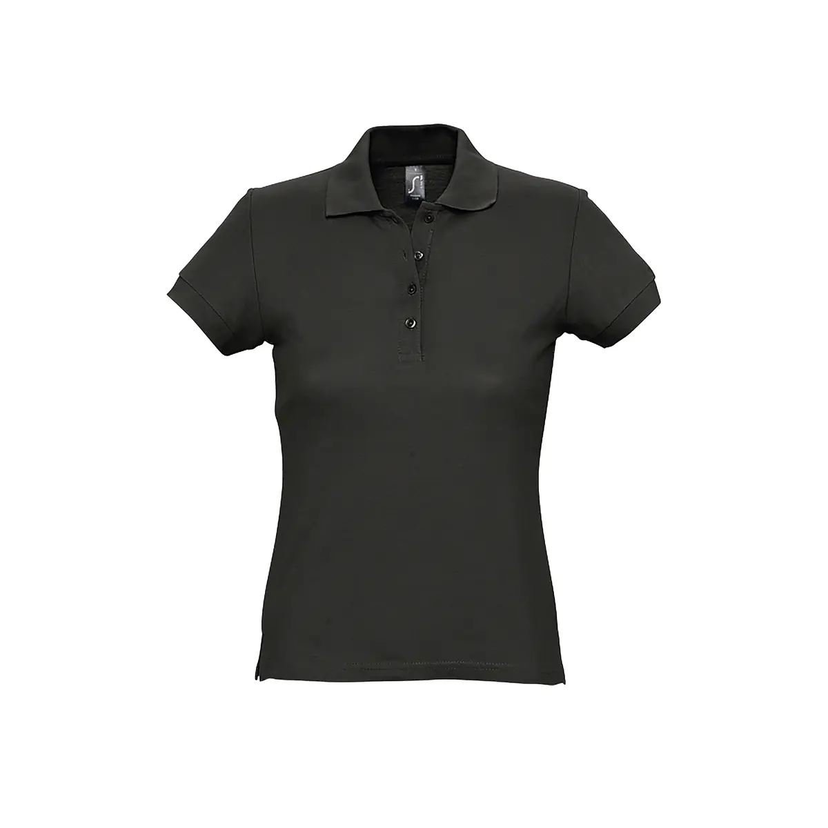 Polo mujer SOL’S PASSION 11338 8 Polo Sol’s PASSION en color Negro, vista frontal