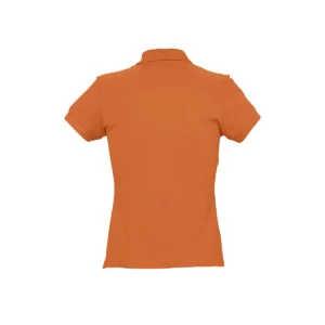 Polo Sol’s PASSION en color Naranja, vista trasera