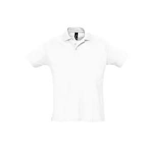 Polo Sol’s SUMMER II en color Blanco, vista frontal
