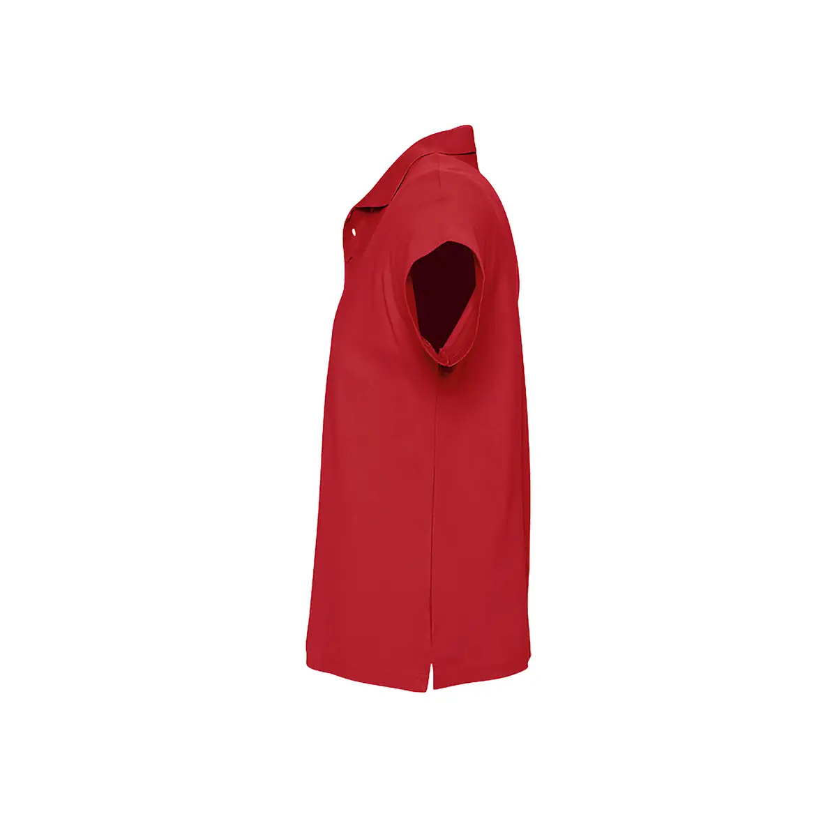 Polo hombre SOL’S SUMMER II 11342 27 Polo Sol’s SUMMER II en color Rojo, vista lateral