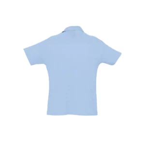 Polo Sol’s SUMMER II en color Azul cielo, vista trasera