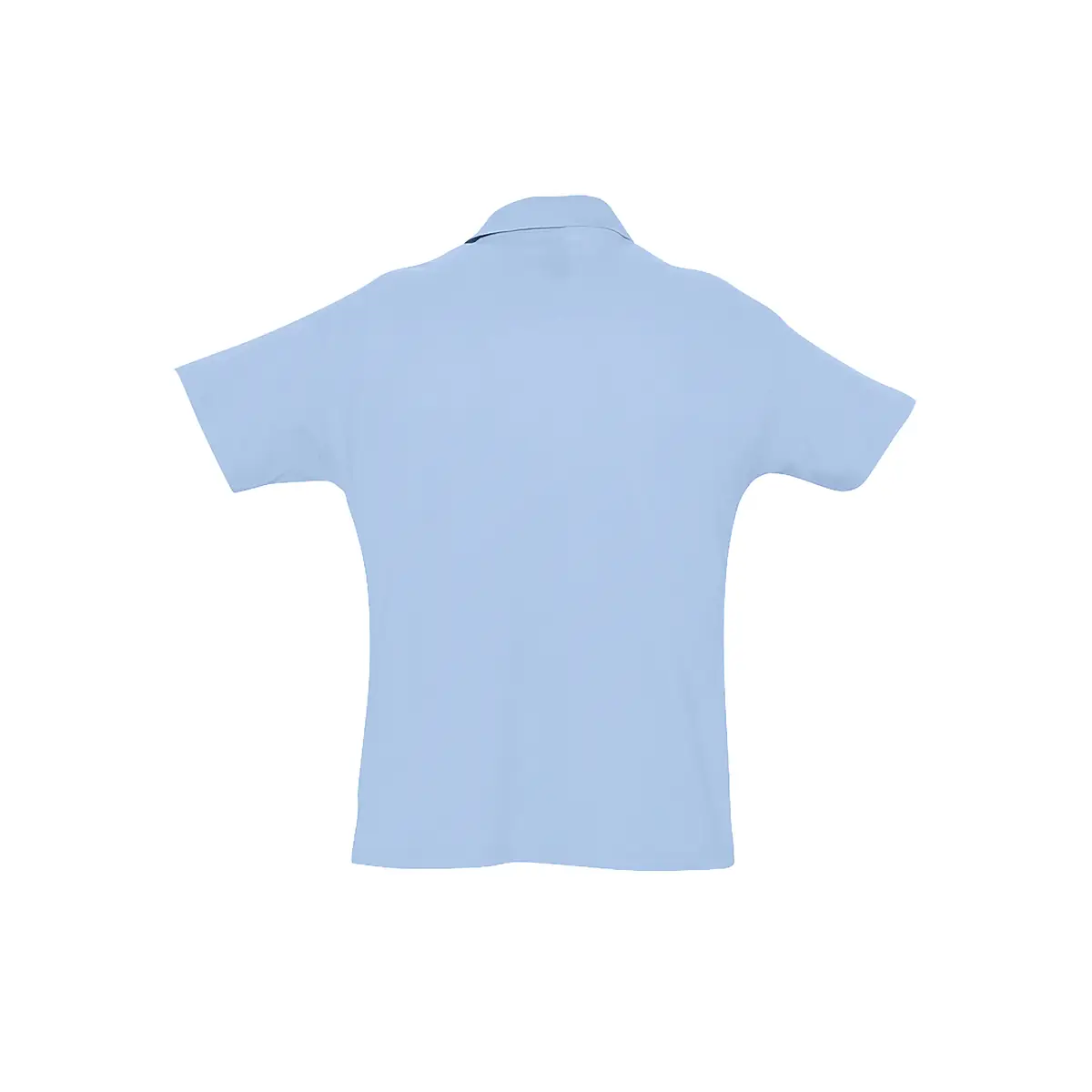 Polo hombre SOL’S SUMMER II 11342 37 Polo Sol’s SUMMER II en color Azul cielo, vista trasera