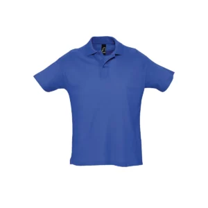 Polo Sol’s SUMMER II en color Azul royal, vista frontal