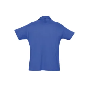Polo Sol’s SUMMER II en color Azul royal, vista trasera